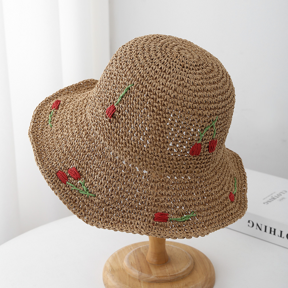 Letnie kapelusze dla kobiet Ka – Bucket Hat Straw recenzja i cena